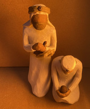 2pcs Willow Tree Nativity The