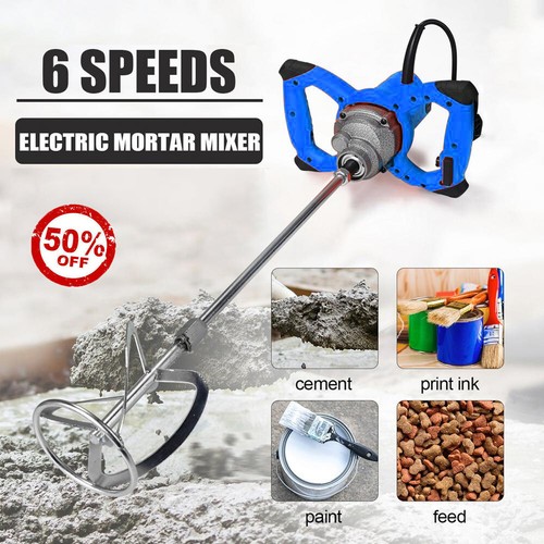Electric plaster paddle mixer - electric,
