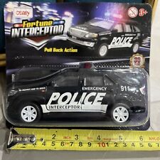 1:32 Pullback Toy Black fortune 911 Police car