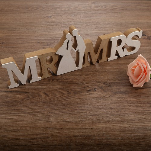 Mrs wooden letters - wooden,