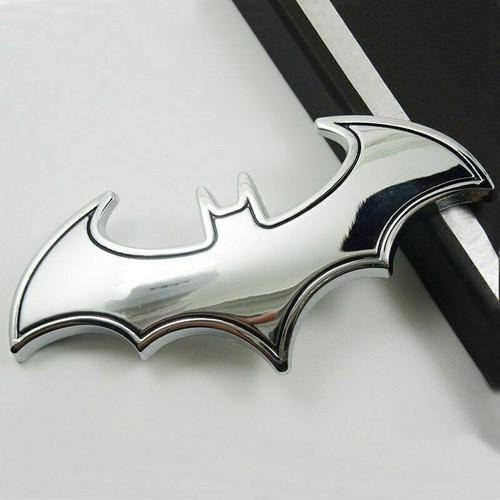 Chrome metal badge emblem - chrome,