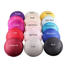 4 Layers Round Button Sinamay