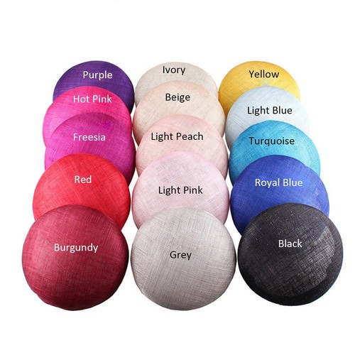 Layers round button - round, sinamay