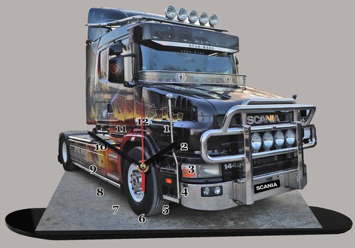 Scania model cars truck - scania,