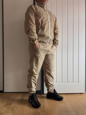 MENS NIKE CLUB WOVEN NYLON KHAKI FULL TRACKSUIT BOTTOMS JACKET MEDIUM DR3337-247