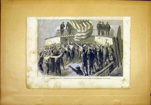 Original old antique print - original,