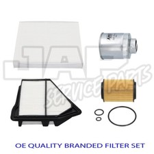 Oil/Air/Fuel/Cabin Filter Kit for Honda CRV 2.2 Diesel 2007-2009 RE6