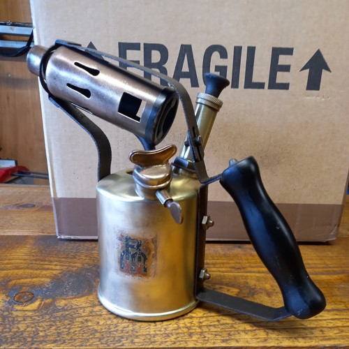 Vintage parafin blow torch - parafin,