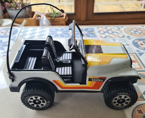 Tonka 1980s vintage white - 1980s, jeep