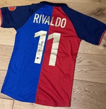 100% Authentic Rivaldo Signed