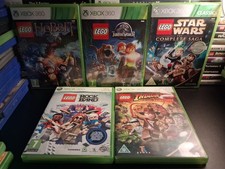 x5 Xbox 360 LEGO Game Bundle - all complete and tested Starwars saga, Hobbit...