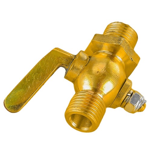 Brass petcock dn8 fuel - brass, g1/4