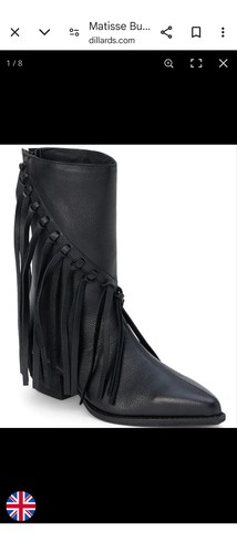 Matisse buck leather fringe - matisse,