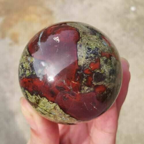1pc natural dragon blood stone - dragon,