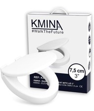KMINA Raised Toilet Seat with