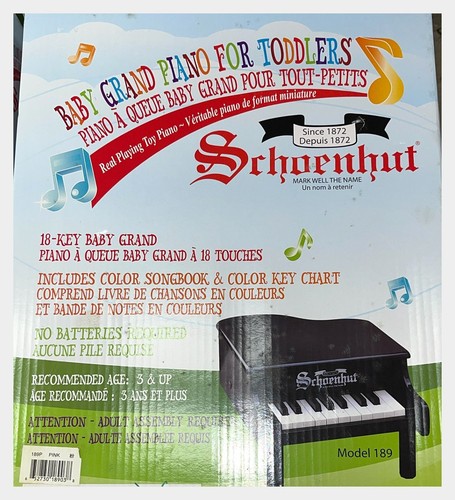 Schoenhut 189p pink - pink, 18-key