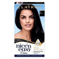 Clairol Nice N Easy Crème Natural Looking Permanent Hair Dye - 2 Black