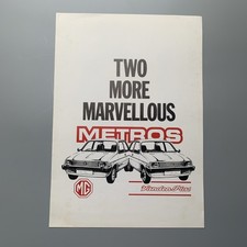 Austin Metro Vanden Plas & MG