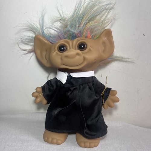 Vintage troll doll black - vintage,
