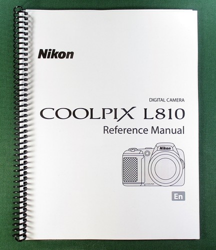 Nikon l810 reference manual - l810,