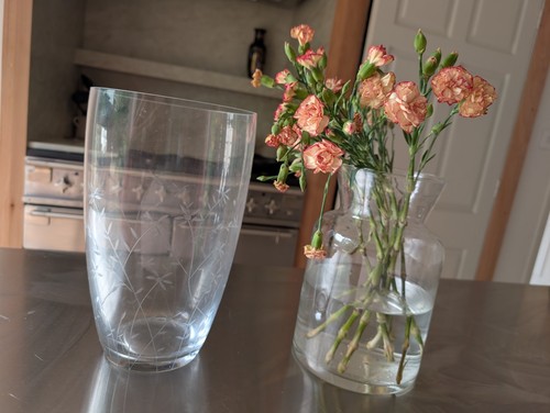 Etched art deco - art, vase