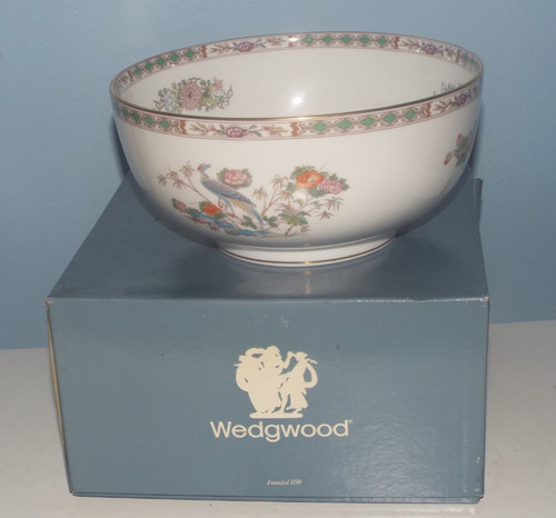 Wedgwood kutani crane - crane, gold