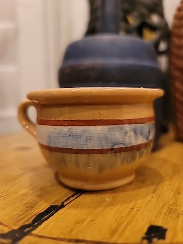 Mochaware miniature chamberpot - mochaware,