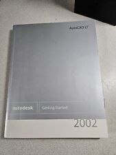Autodesk AutoCAD LT 2002 Software Manual Rare Item *No Disc*