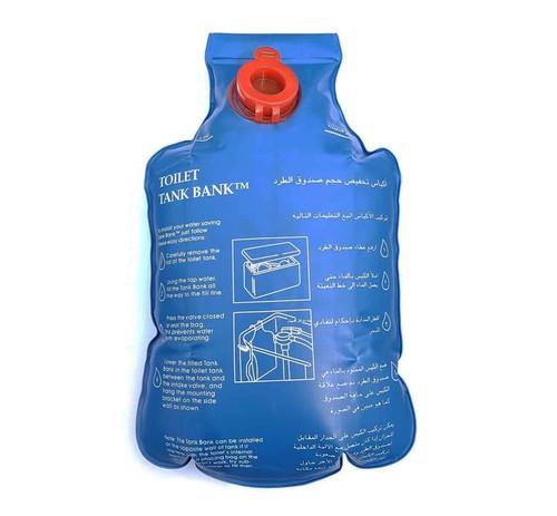 Toilet water saving - water, device