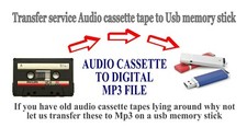 Audio Cassette Tape to mp3 on