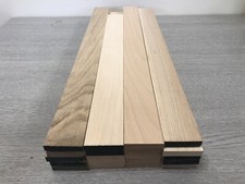 Oak,ash,maple,st.beech Hardwood Timber offcuts 5 Length Of Each @ 48x10x500mm