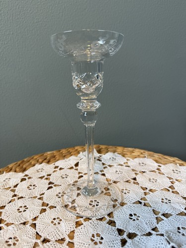 Rogaska crystal tall candle - rogaska,