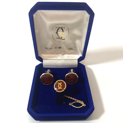 Cartier pin cufflinks badge - cartier,