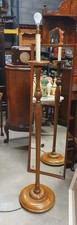 Vintage oak floor - oak, lamp