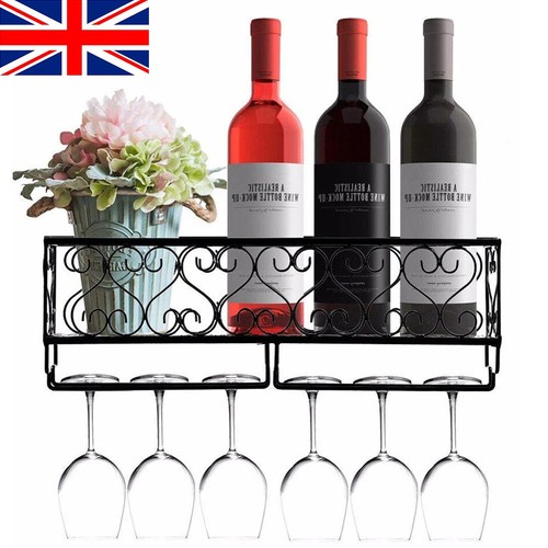 Metal wall mounted wine - mounted,