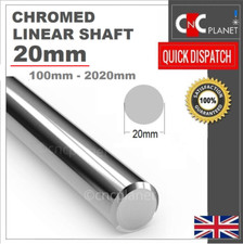 20mm Smooth Chromed Steel Linear shaft Round bar Rail slide rod Bearing 3D CNC
