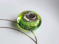 Genuine Trollbeads Green Glass