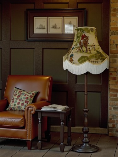 Fox hunting scene - , floor