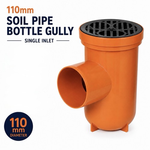 110mm soil pipe bottle gully - 110mm,