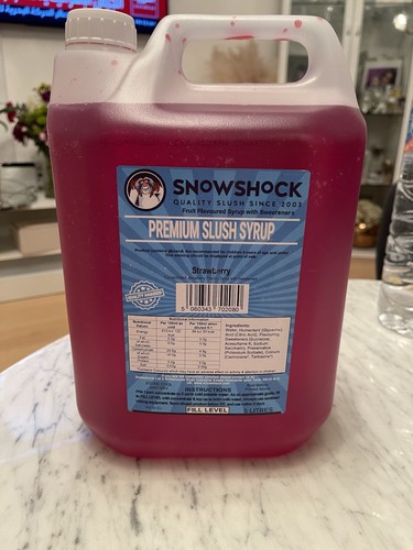 Slush puppy syrup - syrup, /
