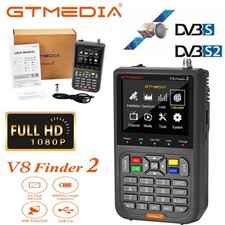 GTMEDIA V8 Sat Finder Meter Satellite HD DVB-S/S2/S2X TV Signal Meter 3.5''LCD