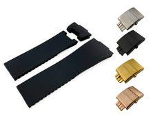 Black/Navy/Brown Rubber