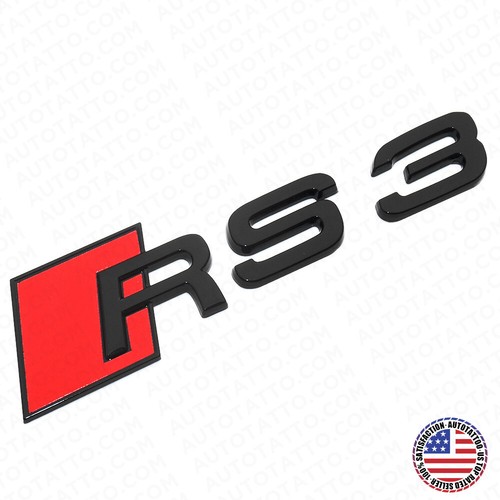 For audi rs3 gloss black - rs3, rear