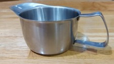 Old Hall Oriana stainless steel milk jug gravy boat Leslie Wiggin Welch 