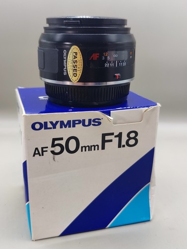 Boxed unused olympus 50mm - boxed,