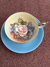 Aynsley Cabbage Rose Cup &