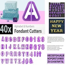 Cake Decorating Alphabet