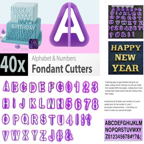Cake decorating alphabet - cake,