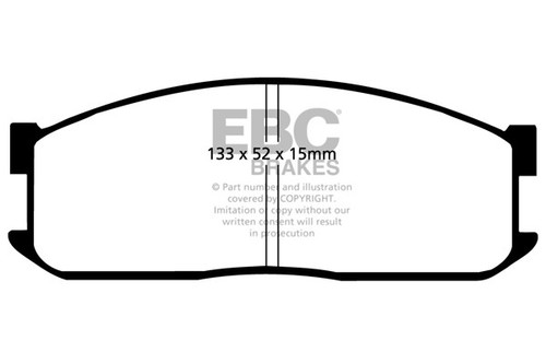 Ebc ultimax front pads - ebc,