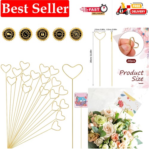20pcs floral card holder - floral,